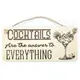 Cocktail Drink Decorative Signs and Plaques
