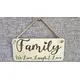 Family We Live Laugh & Love Decorative Sign | Plaque