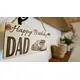 Happy Birthday Dad Sign Racing Rally Car Plaque Decorative Wooden Sign | Personalised