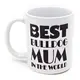 Personalised Grey Bulldog Mug White