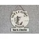 Personalised Welcome to our Home Hunting Scene Plaque Decorative Sign