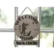 Personalised Welcome to our Home Hunting Scene Plaque Decorative Sign