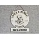 Personalised Welcome to our Home Labrador Plaque Decorative Sign