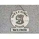 Personalised Welcome to our Home Rottweiler Plaque Decorative Sign
