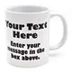 Coton Tzu White Mug Personalise With Your Own Quote