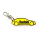 Car Keyring Rider - Bag Tag Charm Personalise With Your Name