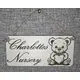 Personalised Nursery Door Sign | Custom Bedroom Door Or Wall Plaque | Baby and Toddler