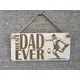 Best Dad Ever Rugby Decorative Signs and Plaques
