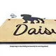 Dachshund Cage Sign Personalised With Pets Bed Name Plaque