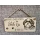 Shih Tzu Sign Decorative Plaque Home Decor