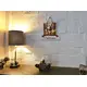 Weimaraner Welcome Sign Modern Design With Colourful Picture