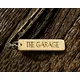Solid Oak Personalised Keyring, Large Rectangular Shaped Handmade Gift From Reclaimed Wood