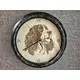 Wall Clock With Engraved Dog Image - Suitable For Outdoor Use