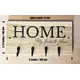 Oak Wall Mounted Key Holder with 4 Hooks - Reclaimed Wood