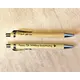 Solid Wood Personalised Pen Gift Set with Velvet Sleeve