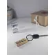 Best Dad in the world personalised quality wooden keyring