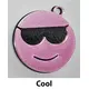Emoji Keyring fun kids teenager bag tag keychain zip tag