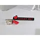 MARRY ME Keyring with Heart Motif and Red Tassle