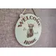 Welcome To Our Home Highland Cow Wall Mounted Plaque Decorative Guest Sign