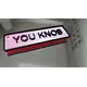 YOU KNOB Funny Adult Rude Explicit Insulting Keyring NSFW