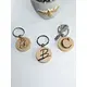Personalised Keyring Choice of Font Party Bag fillers Wedding Favours